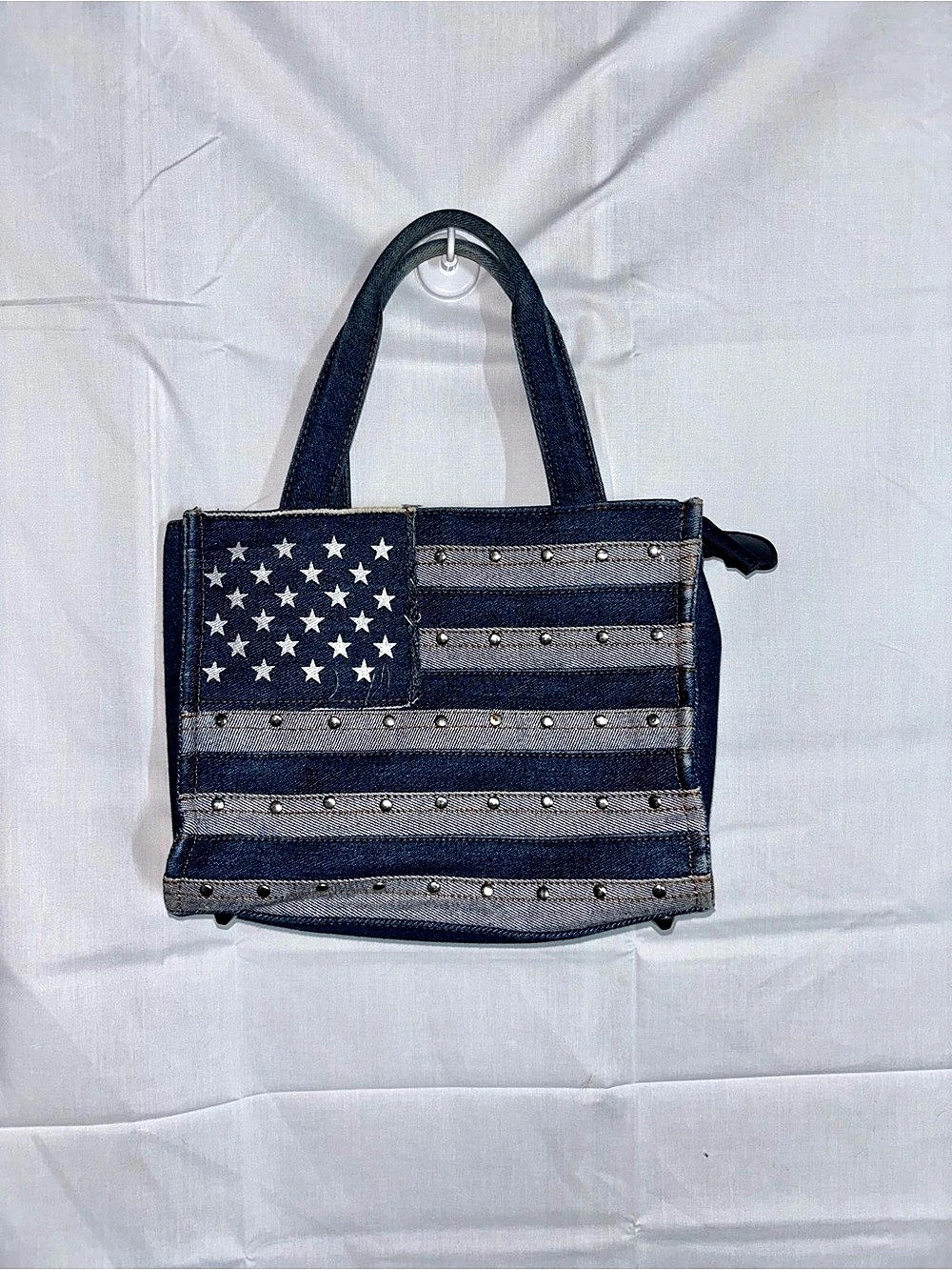St. John's Bay Denim American Flag Tote/Hand bag